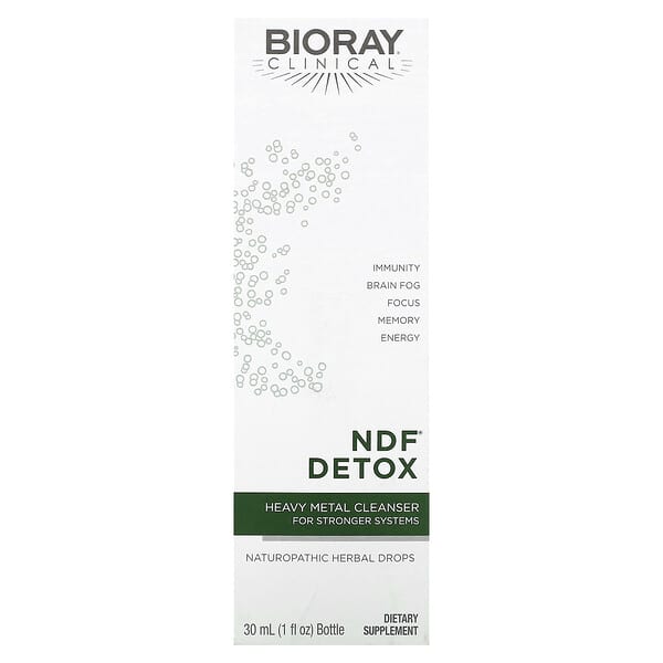 Bioray, NDF Detox, Heavy Metal Cleanser For Stronger Systems, 1 fl oz