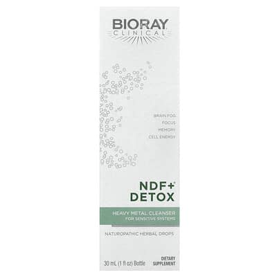 Bioray, NDF+® Detox, Heavy Metal Cleaner, 1 fl oz (30 ml)