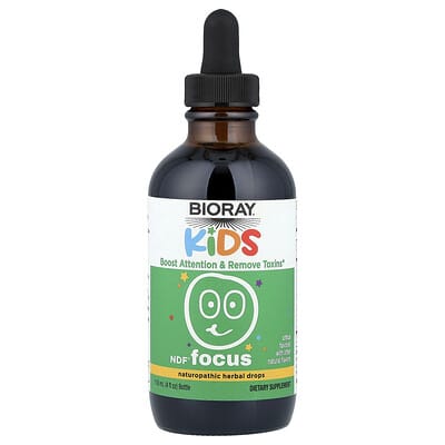 Bioray, Kids, NDF® Focus, Citrus, 4 fl oz (118 ml)