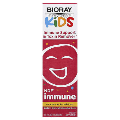 Bioray, Kids, NDF® Immune, Blueberry, 59 ml (2 fl oz)