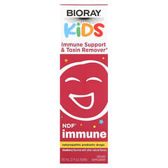 Bioray, Kids, Immune Support & Toxin Remover, Blueberry, 2 fl oz (60 ml)