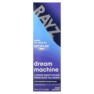 Bioray, Rayz, Dream Machine, Para adolescentes, Caramelo`` 59 ml (2 oz. Líq.)