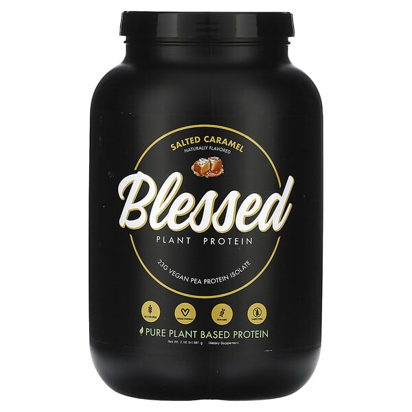 Blessed, Plant Protein, Salted Caramel, 2.16 lb (981 g)