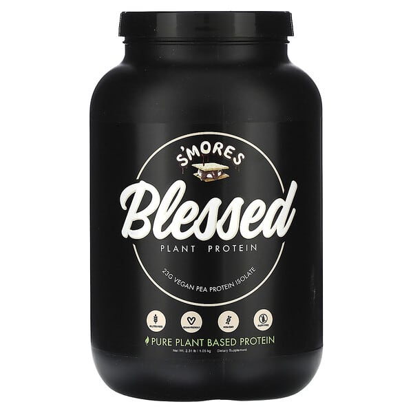 Blessed, Plant Protein, S'mores, 2.31 lb (1.05 kg)