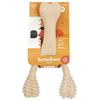 BetterBone‏, עצם לעיסה קשוחה, Large, All-Natural, צעצוע אחד