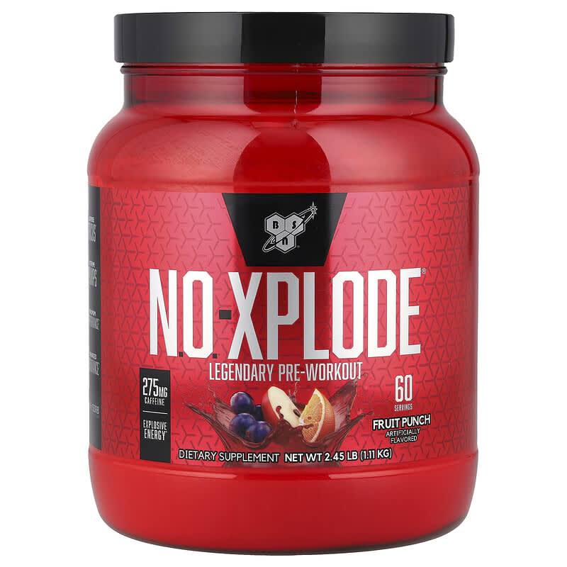 N.O.-XPLODE®, Legendary Pre-Workout, Fruit Punch, 2.45 lbs (1.11 kg)