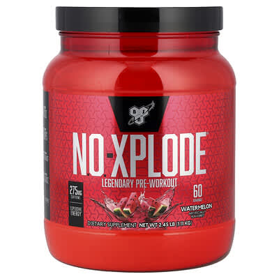 BSN, N.O.-XPLODE®, Legendary Pre-Workout, Watermelon, 2.45 lbs (1.11 kg)