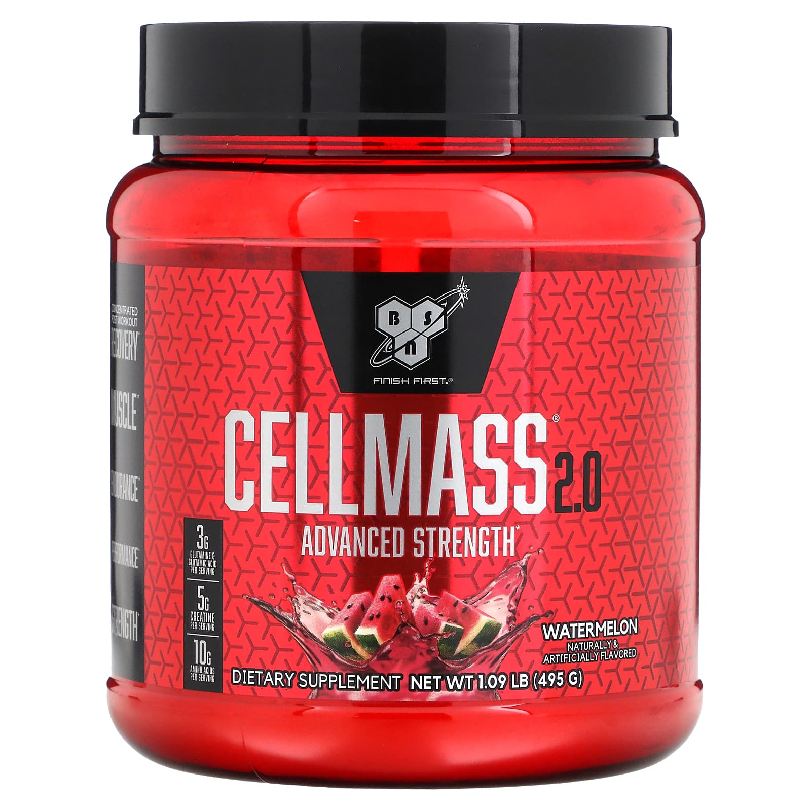 & Glutamine BSN CELLMASS 2.0 Post Workout Recovery with BCAA Creatine Keto 