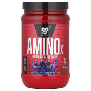 BSN, AminoX, Resistencia y recuperación, Uva, 435 g (15,3 oz)