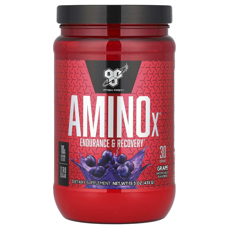 AminoX（アミノX）、トレーニング時のケア、ブドウ、435g（15.3オンス）