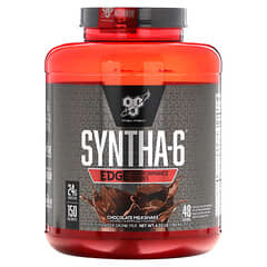BSN, Syntha-6 Edge, протеїнова порошкова суміш для напоїв, шоколадно-молочний коктейль, 4,02 фунта (1,82 кг)