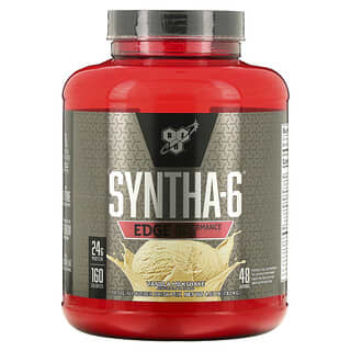 BSN, Syntha-6 ventajoso, proteína en polvo para bebidas mixtas, batido con sabor a vainilla, 3,86 lb (1,75 kg)