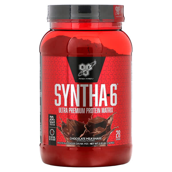 BSN, Syntha-6, Proteinpulver-Trinkmischung, Schokoladen-Milkshake, 1,32 kg