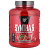 BSN, Syntha-6, 울트라 프리미엄 프로틴 매트릭스, 딸기 밀크셰이크, 2.27kg(5lb)
