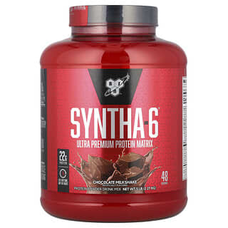 BSN, Syntha-6®, Ultra Premium Protein Matrix, Chocolate Milkshake, 5 lbs (2.27 kg)