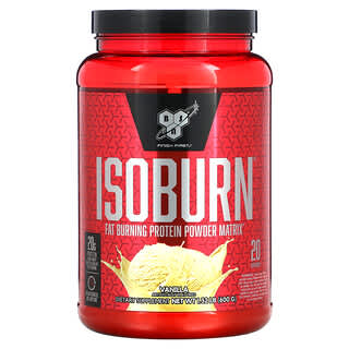 BSN, Isoburn, Fat Burning Protein Powder Matrix, Vanilla, 1.32 lb (600 g)