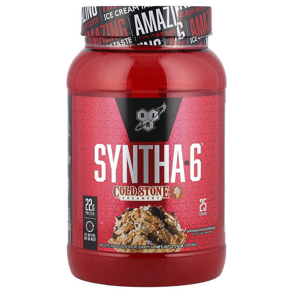 BSN, Syntha-6®, Cold Stone Creamery®, Germanchokolatekake™, 2.59 lb (1.17 kg)