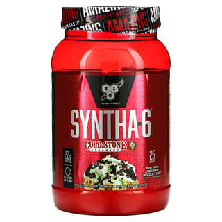 BSN, Syntha-6, Cold Stone Creamery, Mint Mint Chocolate Chocolate Chip, 2.59 lb (1.17 kg)