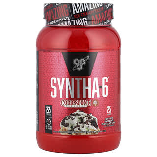 BSN, Syntha-6, Cold Stone Creamery, мята и шоколадная крошка, 2,59 фунта (1,17 кг)