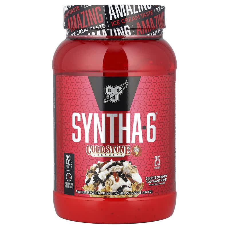 Syntha-6®（シンサ6）、プロテインパウダー、コールドストーンクリー