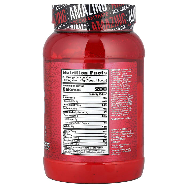 Syntha-6®, Protein Powder, Cold Stone Creamery, Cookie Doughn't
