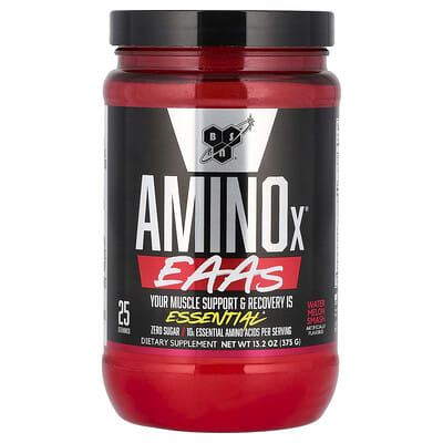 BSN, AminoX, Essential Amino Acids, Muscle Support & Repair, Watermelon Burst, 13.2 oz (375 g)