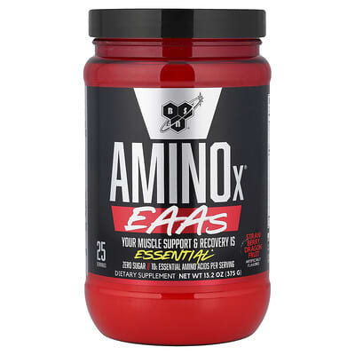 BSN, AminoX®, Essential Amino Acids, Strawberry Pitaya, 13.2 oz (375 g)