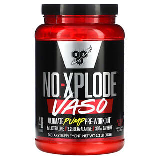 BSN, No-Xplode VASO, Ultimate Pump Pre-Workout, Jungle Juice , 2.2 lb (1 kg)