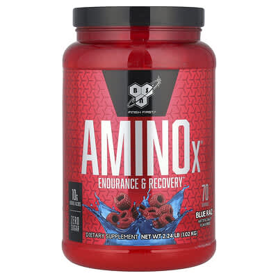 BSN, AminoX®, Endurance & Recovery, Blue Raz, 2.24 lb (1.02 kg)