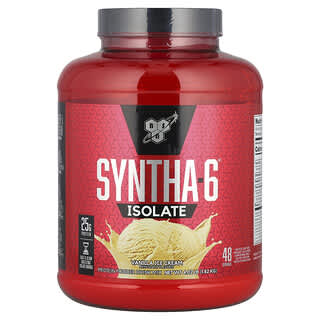 BSN, Syntha-6® Isolate, Protein Powder Drink Mix, Vanilla Ice Cream, 4.02 lbs (1.82 kg)