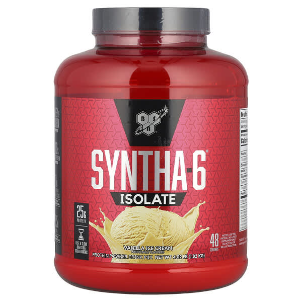 Syntha-6® Isolate, Protein Powder Drink Mix, Vanilla Ice Cream, 4.02 lbs (1.82 kg)