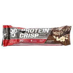 PROTEIN CRISP プロテインクリスプ Protein Crisp, Chocolate Crunch, 12 Bars, 1.94 oz (55 g) Each