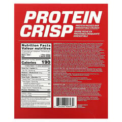 BSN, Protein Crisp（プロテインクリスプ）、袋入りプロテインバー、塩味タフィープレッツェル、12本、各55g（1.94オンス）