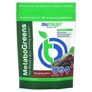BioTRUST, MetaboGreens, бодрящие ягоды, 261 г (9,2 унции)
