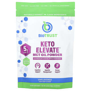 بيوتراست‏, Keto Elevate ™ ، مسحوق زيت الدهون الثلاثية متوسطة السلسلة ، بدون نكهات ، 6.35 أونصة (180 جم)