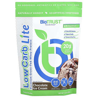 BioTRUST, Low Carb Lite™, Premium Grass-Fed Whey Protein, Molkenprotein von grasgefütterten Kühen, Schokoladeneis, 385 g (13,5 oz.)