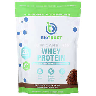 BioTRUST, Low Carb Lite™, Premium Grass-Fed Whey Protein, Chocolate Ice Cream, 13.5 oz (385 g)
