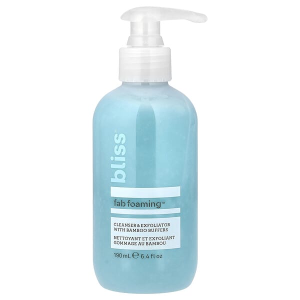 Bliss, 펩 포밍 2-In-1 클렌저 & 각질 제거제, 190ml(6.4fl oz)