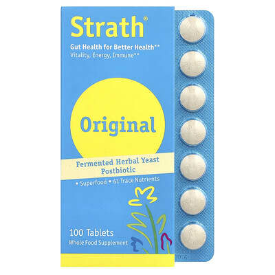 Bio-Strath, Fermented Herbal Yeast Prebiotic, 100 Tablets
