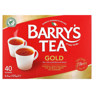 Barry's Tea, المزيج الذهبي، 40 كيس شاي، 4.4 أونصة (125 جم)