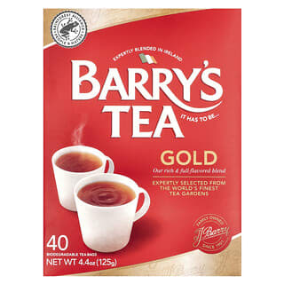 Barry's Tea, Gold Blend, 40 Tea Bags, 4.4 oz (125 g)