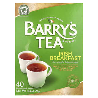 Barry's Tea, Irish Breakfast Tea, 40 Tea Bags, 4.4 oz (125 g)