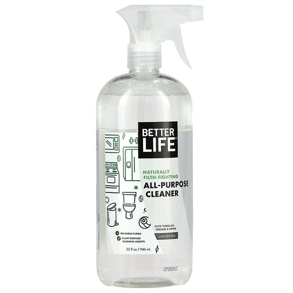 Better Life, AllPurpose Cleaner, Unscented, 32 fl oz (946 ml)