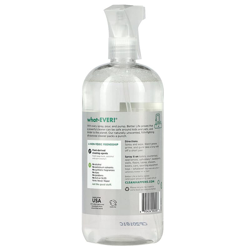 Limpiador Multiusos Greener Cleaner®: Sin Aroma (32 Fl. Oz