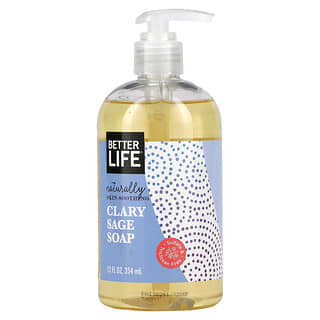 Better Life, Naturally Skin-Soothing Soap, Clary Sage, 12 fl oz (354 ml)