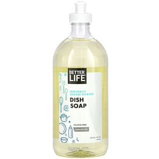 Better Life, Detergente Removedor de Gorduras Natural, Sem Perfume, 651 ml (22 oz)
