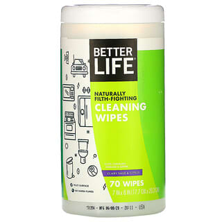 Better Life, Toallitas limpiadoras, Esclarea y cítricos, 70 toallitas