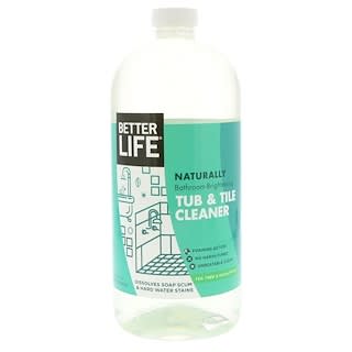Better Life, Naturally Bathroom Brightening Tub & Tile Cleaner, Tea Tree & Eucalyptus, 32 fl oz (946 ml)