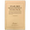 Snail Bee High Content Beauty Mask Pack, 10 Sheets, 0.7 oz (20 g) Each