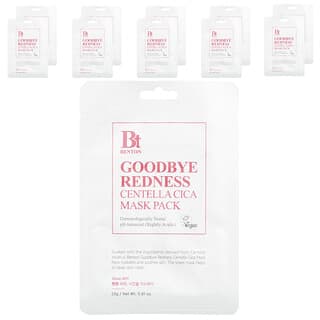 Benton, Paquete de mascarilla de belleza Goodbye Redness de Centella Cica, 10 hojas, 23 g (0,81 oz) cada una